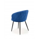 Стул HALMAR K430 темно-синий/черный